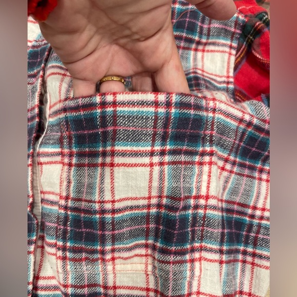 American Eagle Plaid Two Tones Flannel Button Down.Size S - Picture 7 of 12